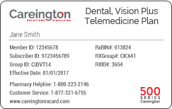 Careington Dental, Vision Plus Telemedicine Discount Plan